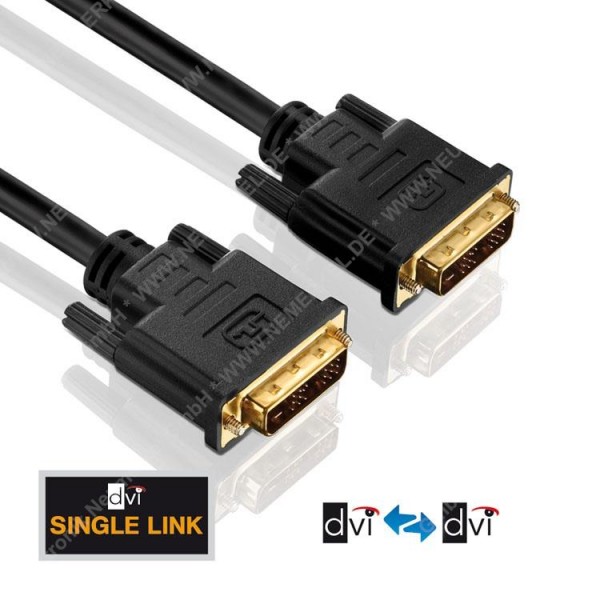 DVI Kabel - Single Link - PureInstall 1,50m