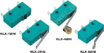 Microschalter 1-polig, Wechsler, ohne Hebel, WLK-1