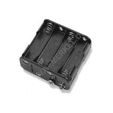 Batteriehalter 8x AA (mignon) Druckknopfanschluss