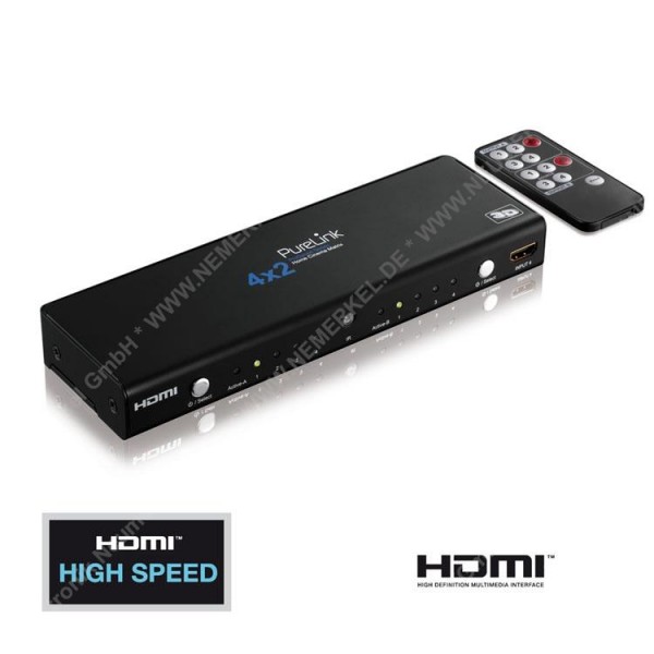 HDMI Matrix - ProSpeed Serie - 4x2 + Audio