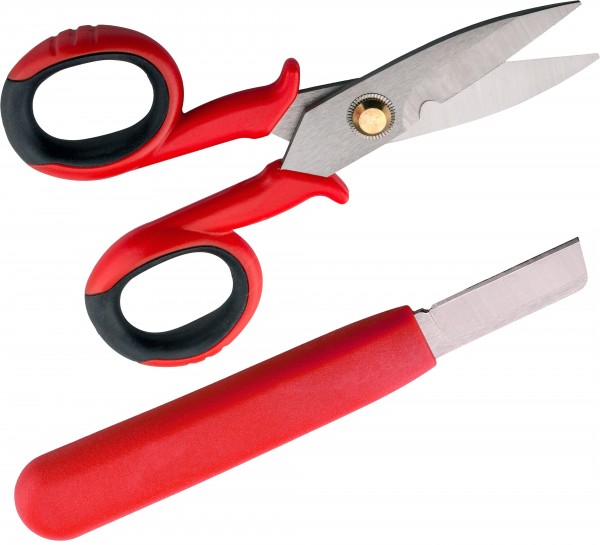 Elektriker-Schere und Messer Set Fixpoint