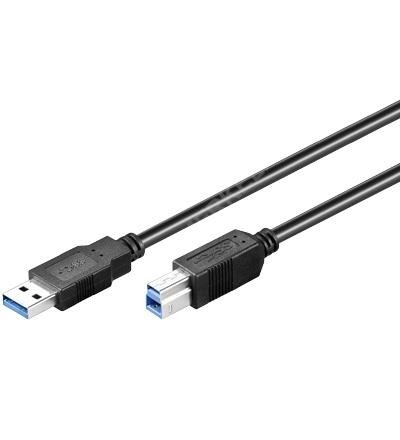 USB 3.0 Druckeranschlußkabel 1m schwarz