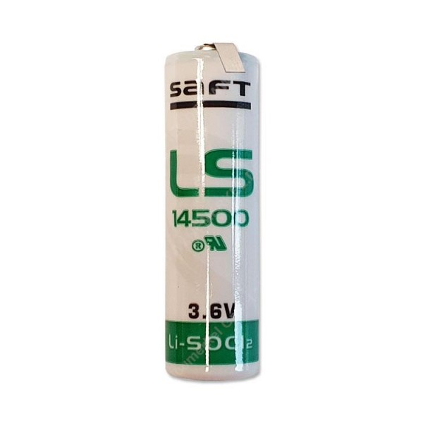 Mignon Lithium-Batterie 3,6V/2400mAh mit Lötfahnen