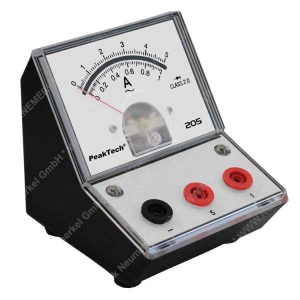 PeakTech 205-09, Analog-Amperemeter, 0...1 A...