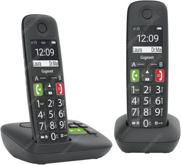 GIGASET E290A Duo , schnurloses Festnetz-Telefon..