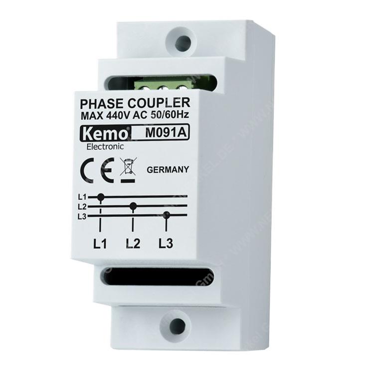 KEMO M091A Phasenkoppler POWERLINE 10-650 mBit Phasen-Koppler Hutschienenmontage 