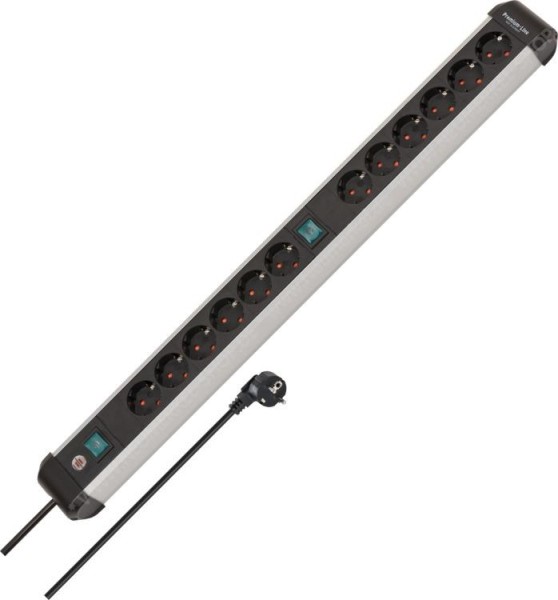 Brennenstuhl Premium-Alu-Line, Steckdosenleiste 12