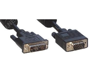 DVI Kabel 18+5 Stecker auf VGA Stecker 2m