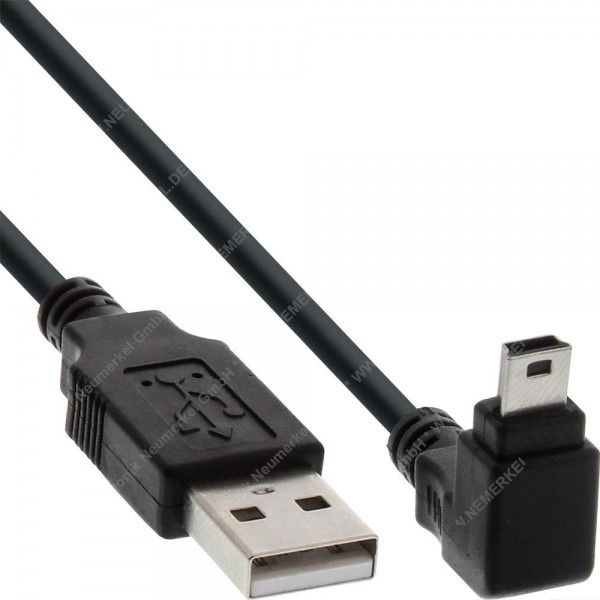 USB 2.0 Mini-Kabel, Stecker A an Mini-B St. 2m gew