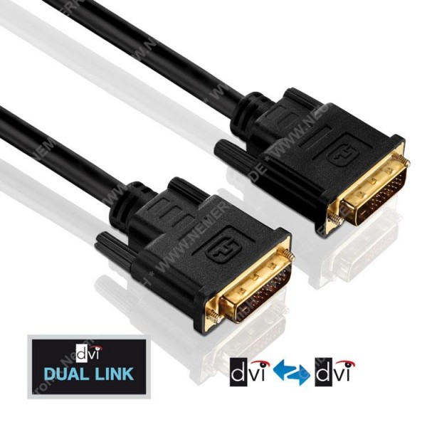 DVI Kabel - Dual Link - PureInstall 3,00m