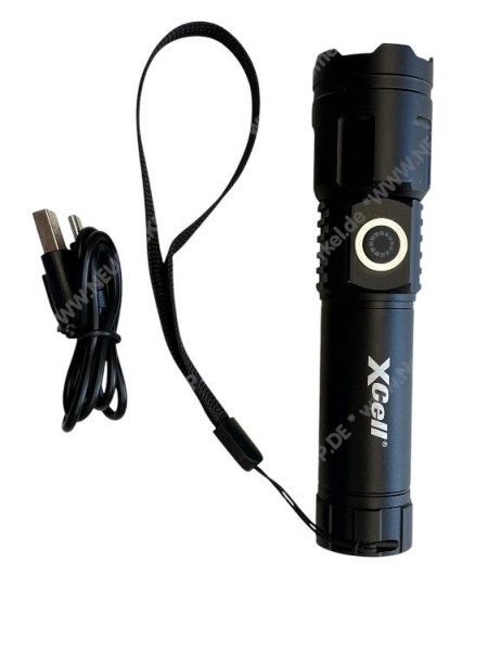 XCell LED-Taschenlampe LUNALUX SLIM, sw...