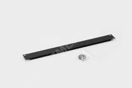 RAB-ZP-X01-A1 Blindplatte 1HE, schwarz