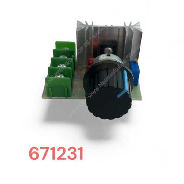 PWM Drehzahlregler 2000W, 50-220V/AC, 25A