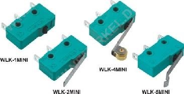 Microschalter 1-polig, Wechsler, mit Wippe WLK-5