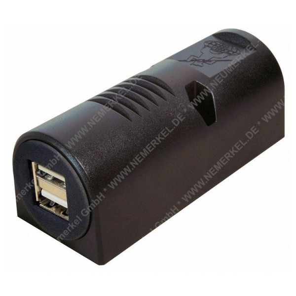USB-Doppelsteckdose 12VDC / 24VDC, 5A, Aufbau...