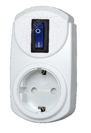 Schutzk.-stecker mit Wippschalter, ws…