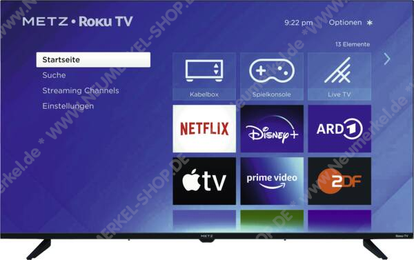 METZ blue, 40MTD3001Z, 40 Zoll, LED-Fernseher...