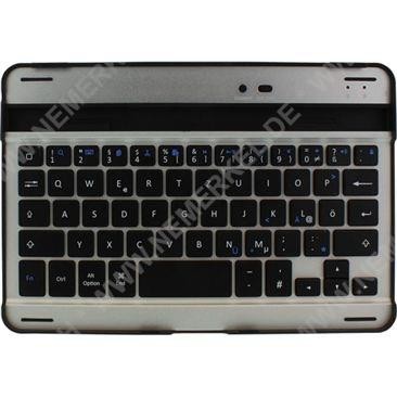 Bluetooth Tastatur + Alu-Cover für iPad mini,sw/si