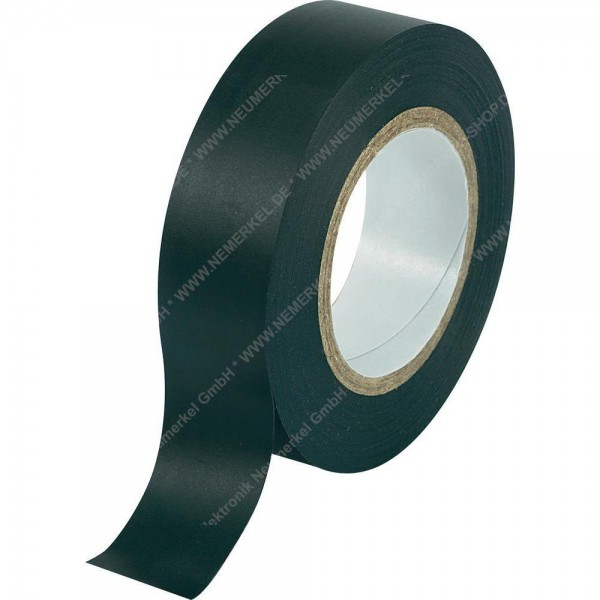 Gewebeklebeband 19mm breit, Farbe schwarz, 25m