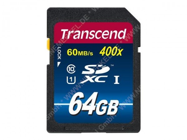 Secure Digital Card 64GB Transcend Class 10