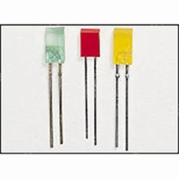 LED rechteckig rot diffused 2,5V/ 20 mA/ 9x5mm