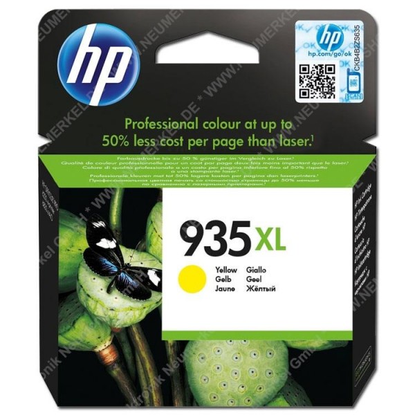 HP C2P26AE, 935XL, original Druckerpatrone, ye...