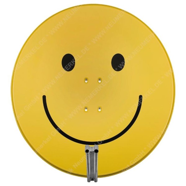 SATMAN 850 PLUS gelb "Smiley"+AZ/EL-Halterung...