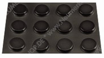 Gerätefuß, rund, schwarz, 8x2,5mm