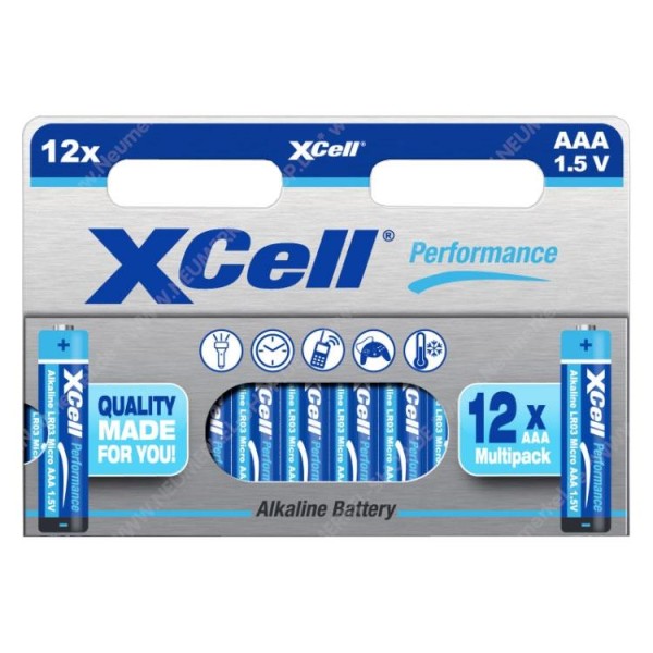 XCell Performance LR03, AAA, 12er Blister...