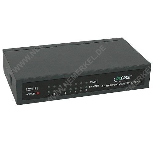 LP-SW800M 8-port 10/100 Switch Metall