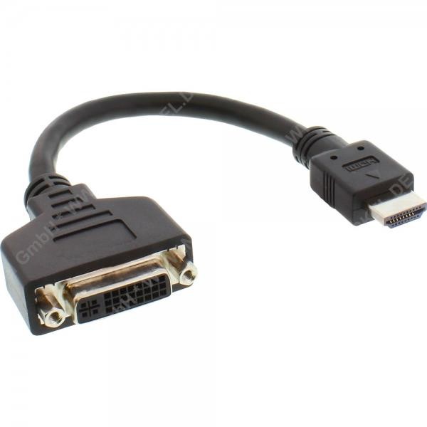 HDMI Adapter HDMI-Stecker auf DVI-Buchse 0,2m