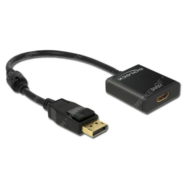 Display Port Adapter DP St - HDMI Bu,4K30 geeignet