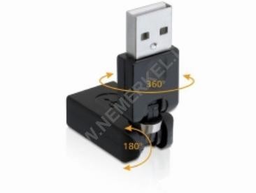 DELOCK USB 2.0 Adapter A-St > A-Bu Rotation