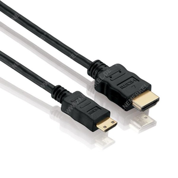 Mini HDMI High Speed mit Ethernet Kabel 5,00m