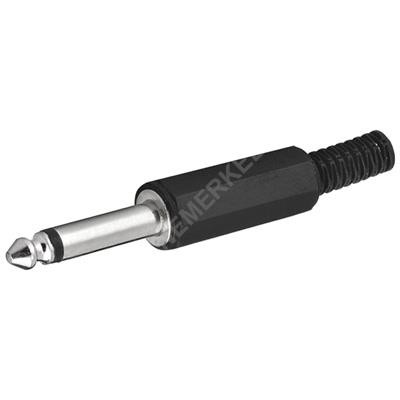 Klinkenstecker - 6,3mm - mono, Plastikausführung