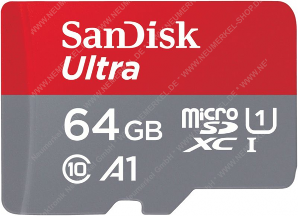 Micro Secure Digital Card 64GB, Sandisk ...
