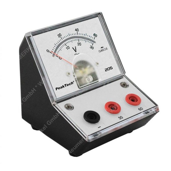 PeakTech 205-12, Analog-Voltmeter, 0...30 V...