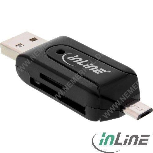 InLine® Dual Card Reader für SD und microSD