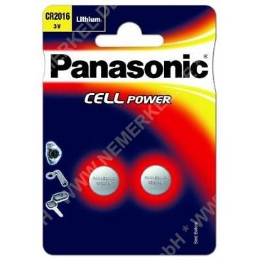 CR 2016 L/2BP Lithium-Batterie 3-Volt Panasonic