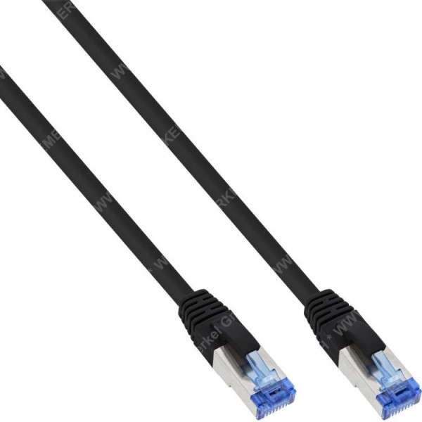 Patchkabel Cat6A 5m schwarz S-FTP (10 GBit)