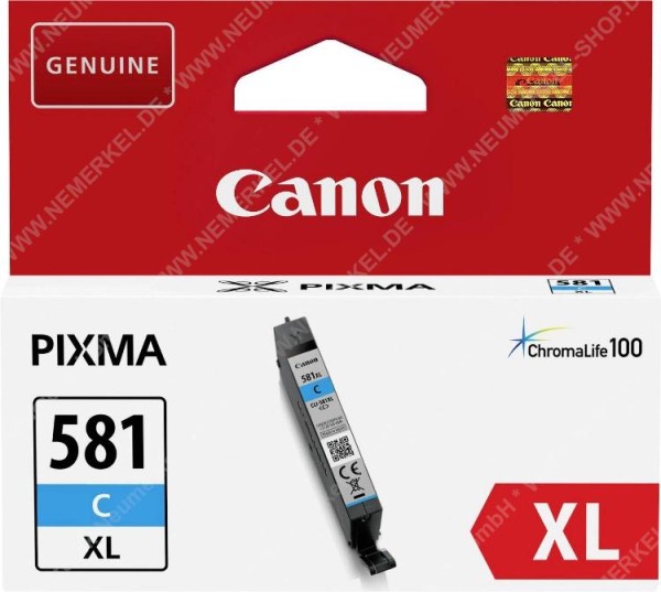 Canon CLI-581C XL, Tinte cyan, 8.3ml
