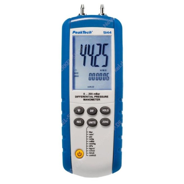 PeakTech 5144, Differenzdruck-Manometer mit USB...
