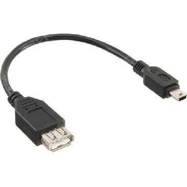 USB 2.0 Adapterkabel, Buchse A auf Mini-5-pol.