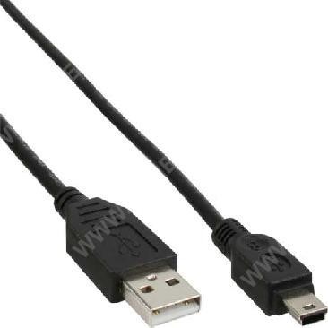 USB 2.0 Mini-Kabel, Stecker A an Mini-B Stecker 1m