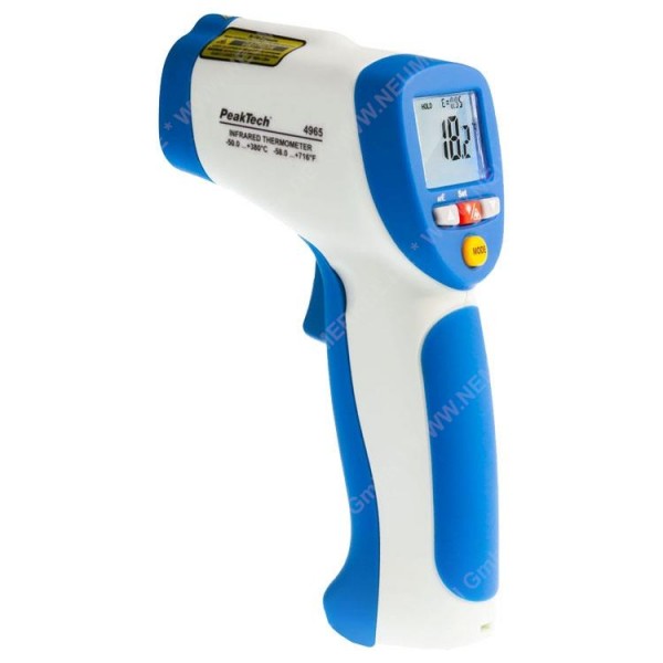 PeakTech 4965, IR-Thermometer, bis 380 °C...