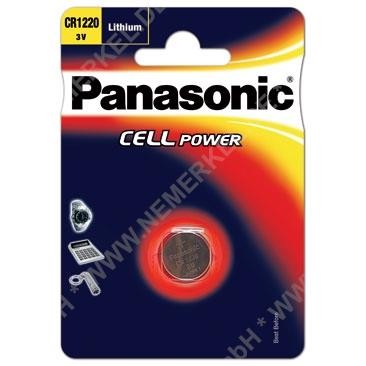 CR 1220 L/1BP Lithium-Batterie 3-Volt Panasonic