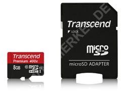 Micro Secure Digital Card 8GB Transcend