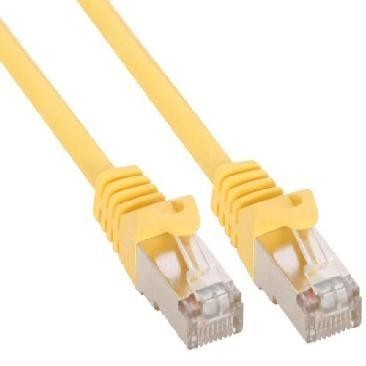 Patchkabel Cat5e gelb, SF/UTP, 7.5m