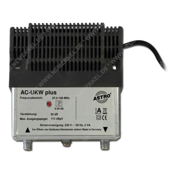 AC UKW Plus Verstärker 87,5...108 MHz...