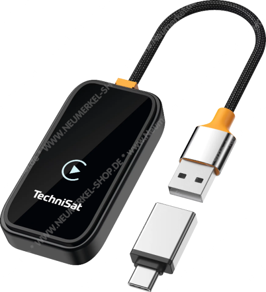 TechniCast 100 sw Drahtloser CarPlay Adapter...